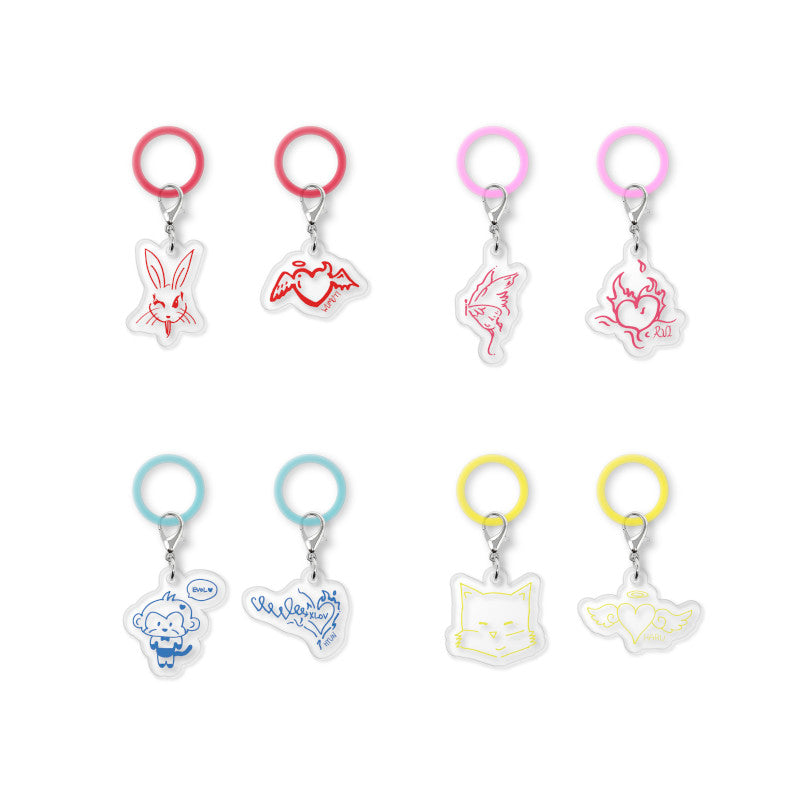 RANDOM ACRYLIC MARKER CHARM(8Types)